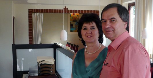 Das Gastronomen-Ehepaar Nevenka und Bogdan Cucic
